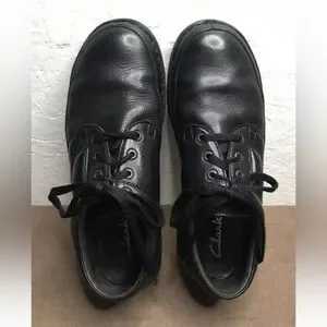 Clarks | Shoes | Clarks Nature Ii Size 3m Black Leather Lace  display picture 1